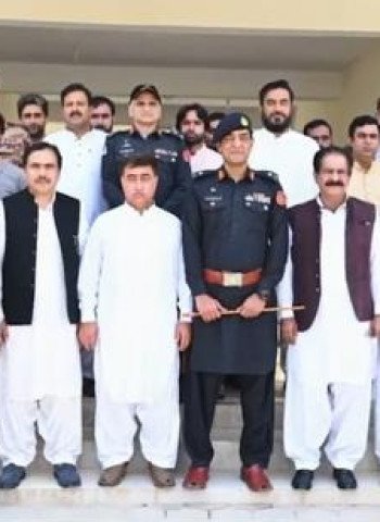 آئی جی ایف سی بلوچستان (نارتھ) میجر جنرل عاطف مجتبیٰ نے میر چاکر خان رند یونیورسٹی سبی کا دورہ کیا۔