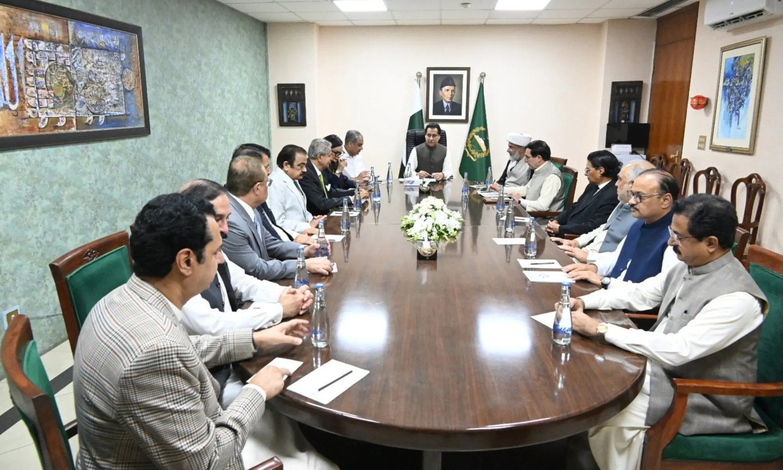 حکومت اپوزیشن مذاکرات کے پہلے روز مطالبات کا تبادلہ، کل دوبارہ بیٹھک پر اتفاق